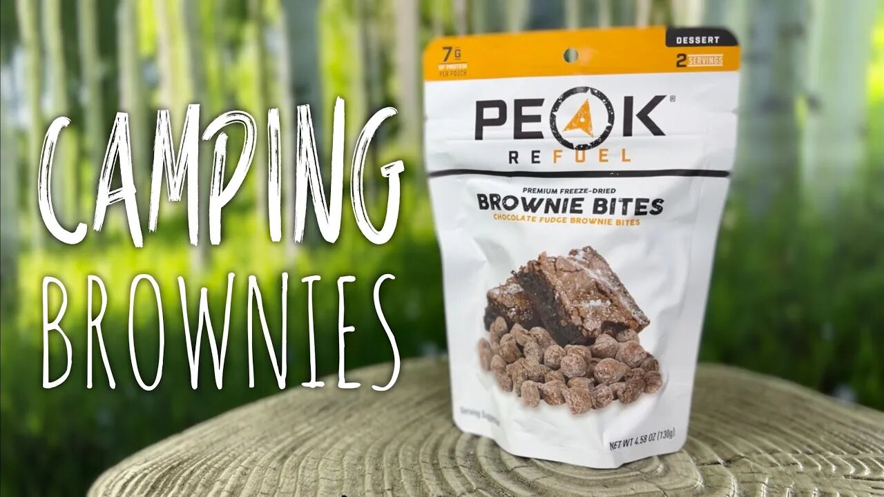 Freeze Dried Backpacking Fudge Brownies