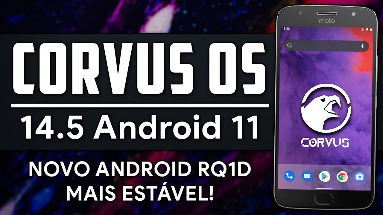 ROM Corvus OS v14.5 Mutate | Android 11 | Melhorias de FLUIDEZ e NOVO ANDROID RQ1D!