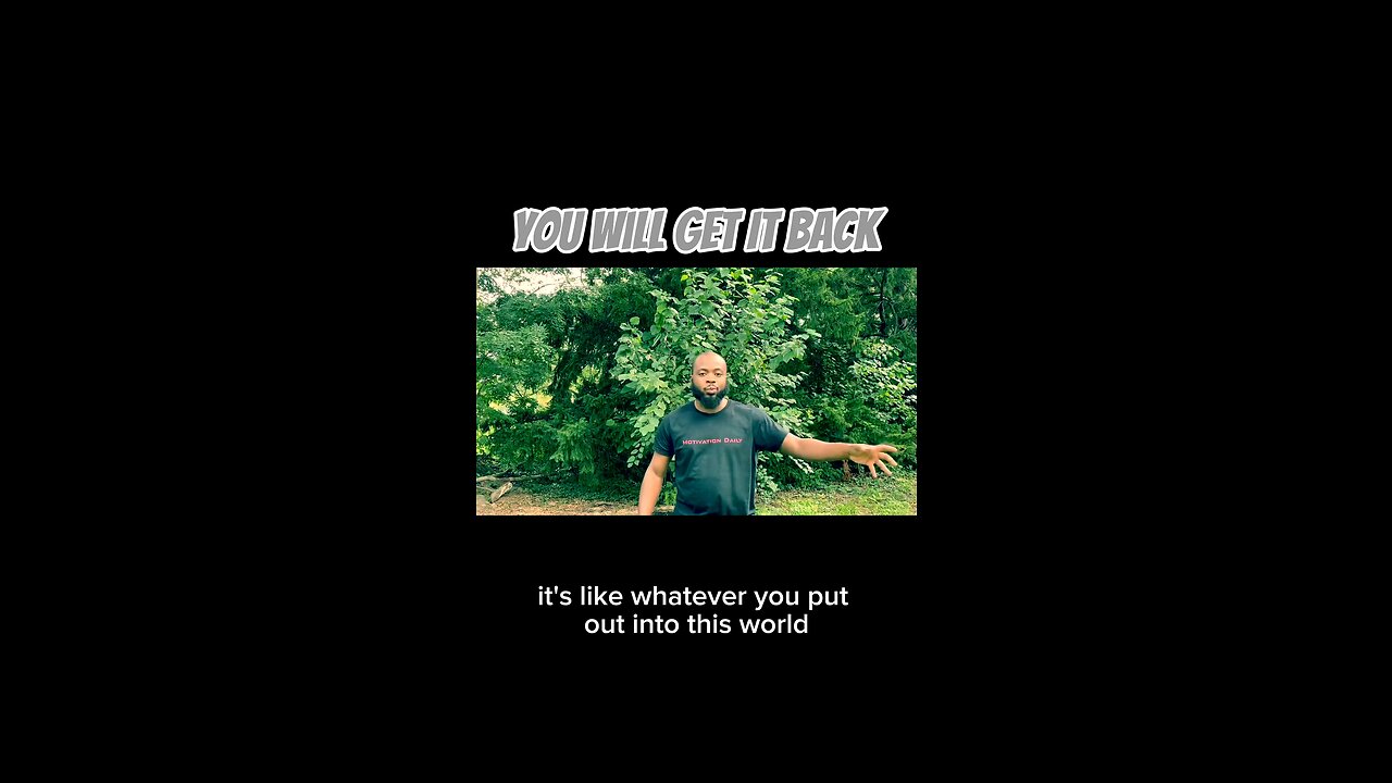 You Will Get It Back #dayodman #motivation #eeyayyahh #rotates #cycle