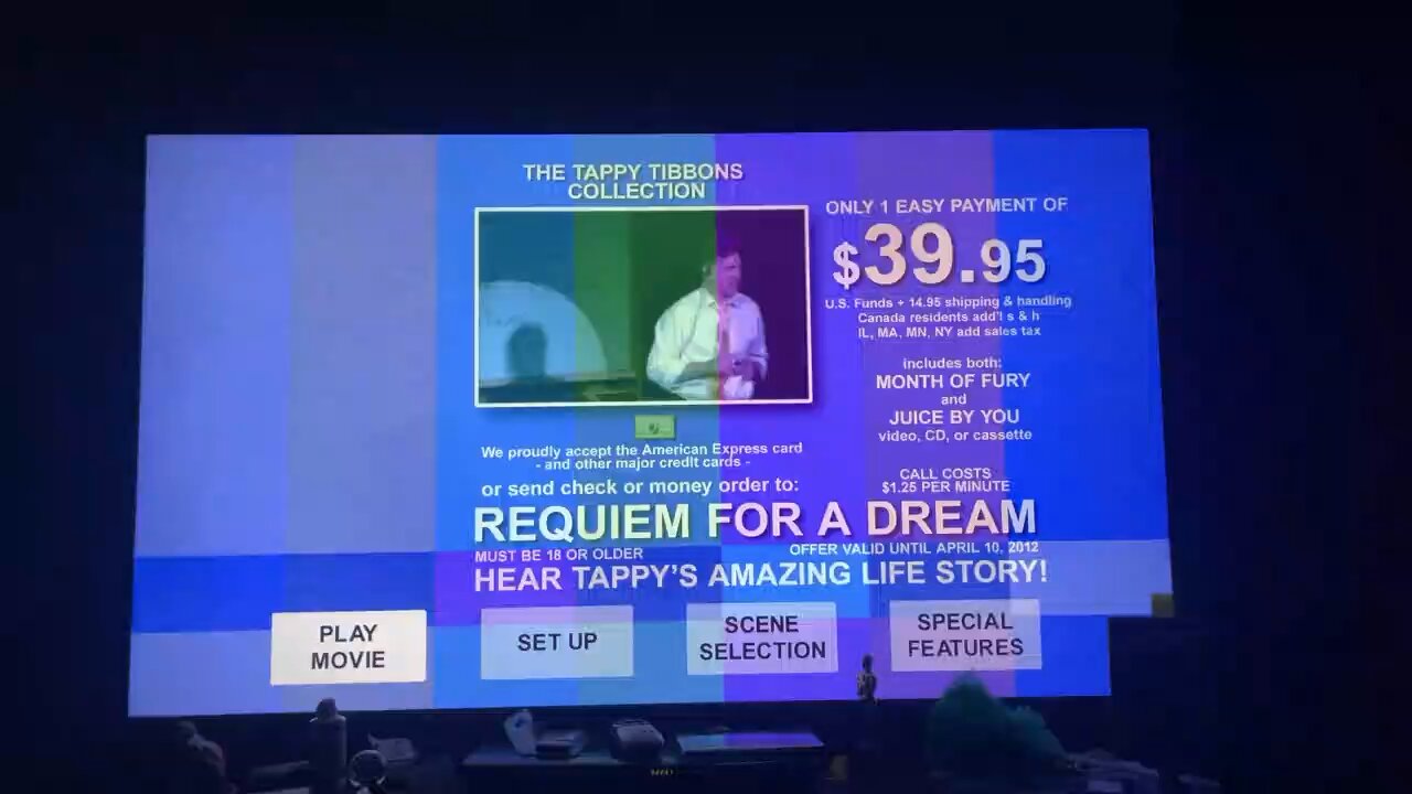 The Title Menu For Requiem For A Dream