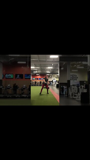 Kettlebell swing walking gait exercise
