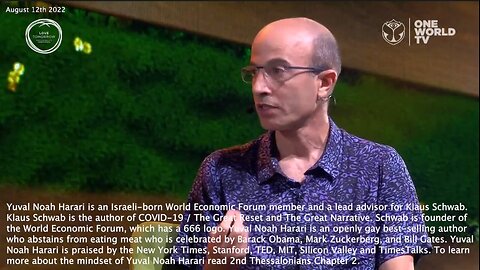 Yuval Noah Harari | "In Order to Solve the Climate Crisis, We Will Need to Give Up Alot of Our Most Cherished Needs." - Yuval Noah Harari (August 12th 2022) + What Is the 1947 Project Cirrus? What Is 1962-1983 Project Stormfury?