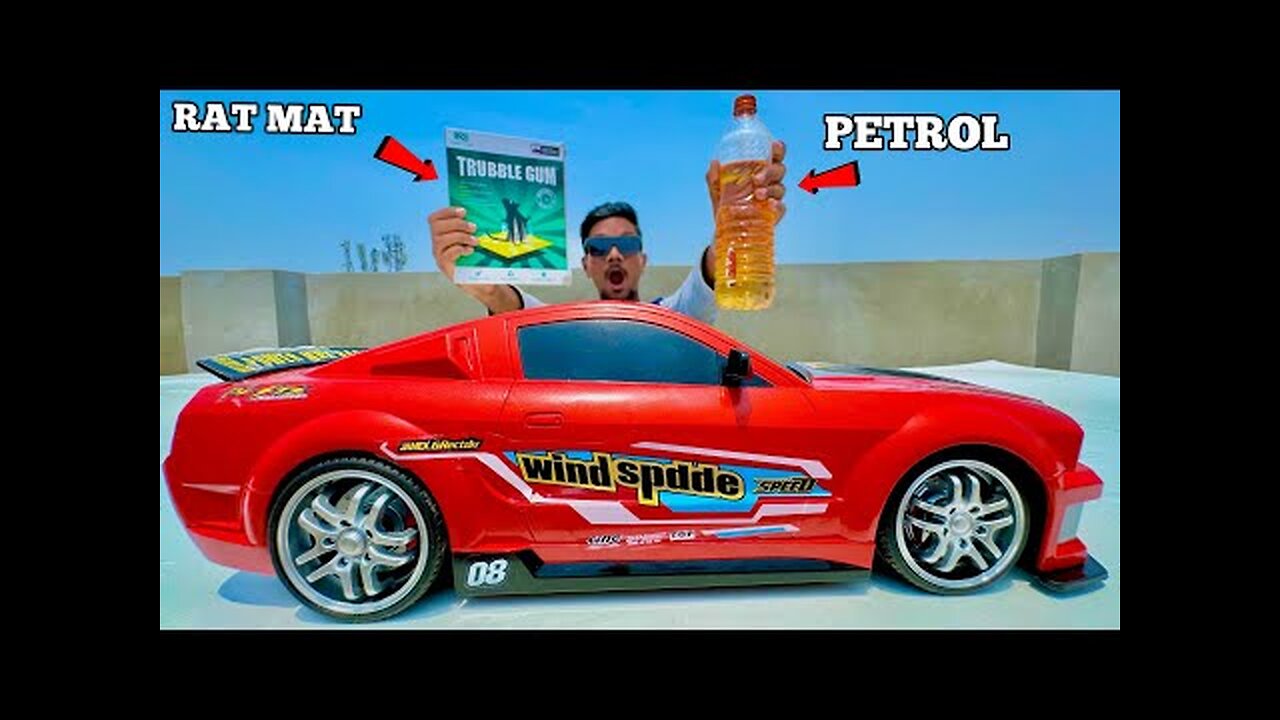 RC Mustang Vs Petrol+Thermocol Strongest Glue - Chatpat toy TV