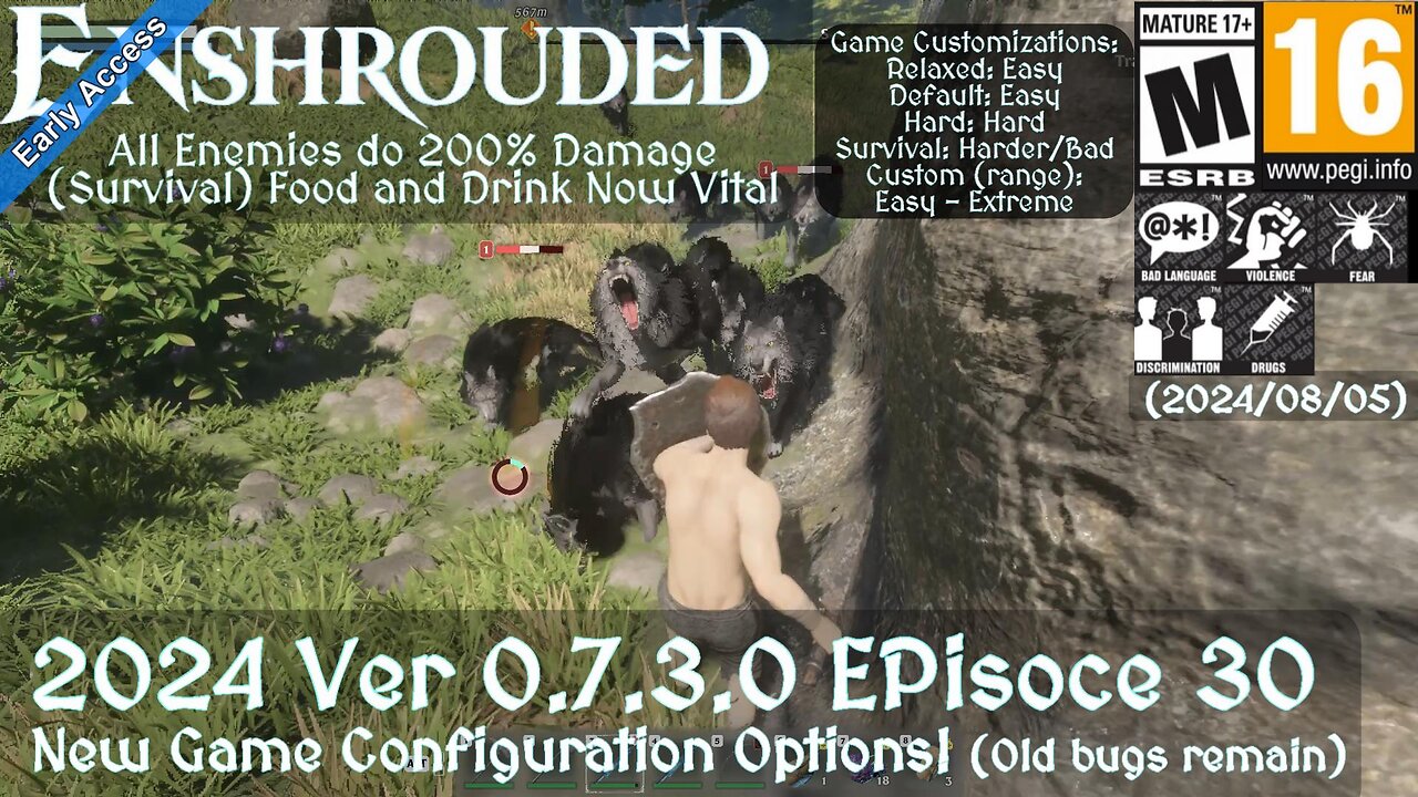 Enshrouded (2024 Episode 30) New Game Configuration Options! (Old bugs remain)