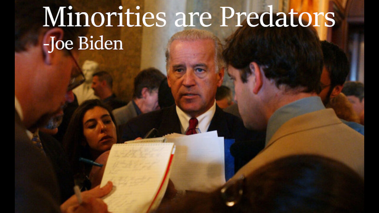 Biden: Minorities Are Predators