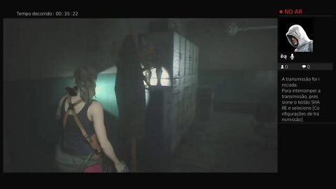 #Live RESIDENT EVIL 2 REMASTER O INÍCIO