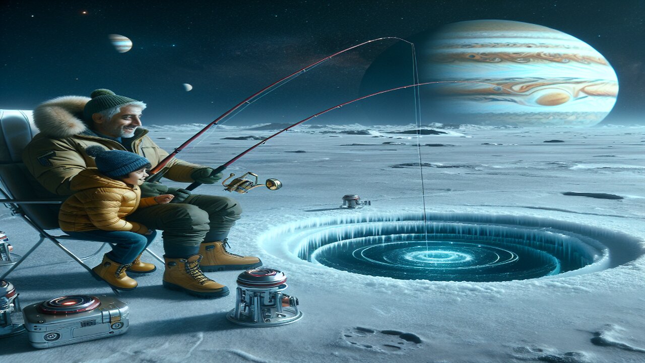 Extraterrestrial Ice Fishing: A Father and Son Adventure on Europa! | #Studio64Productions