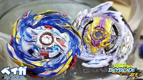 HELIOS VOLCANO .OH.Zn'+Z vs RAGE LONGINUS .Ds' 3A - Beyblade Burst ベイブレードバースト