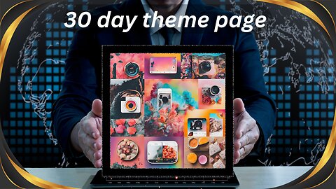 30 day Instagram theme page/brand guide