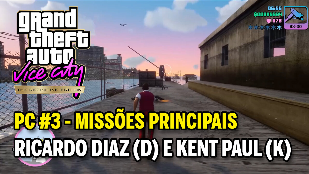 GTA Vice City The Definitive Edition (PC) - #3 MISSÕES PRINCIPAIS - Ricardo Diaz (D) e Kent Paul (K)