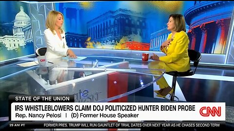 Pelosi Gets Checked By CNN