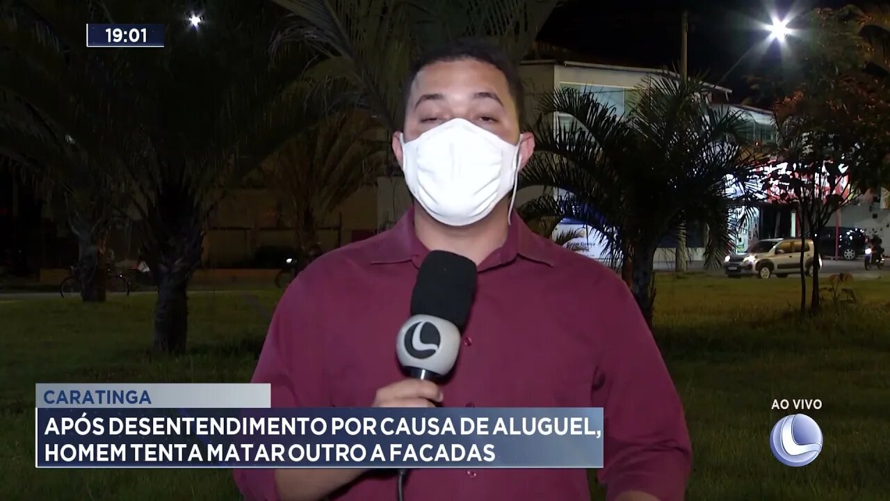 Caratinga: Após desentendimento por causa de aluguel, homem tenta matar outro a facadas