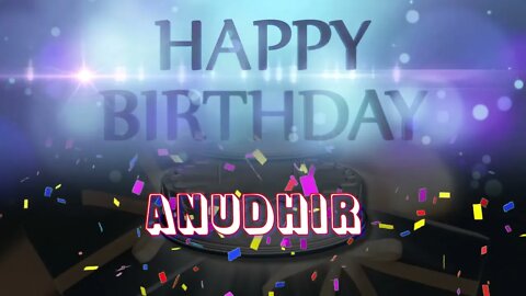 Wish you a very Happy Birthday Anudhir from Birthday Bash