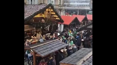 This is a Christmas market in Germany. They have only their suicidal empathy to blame...