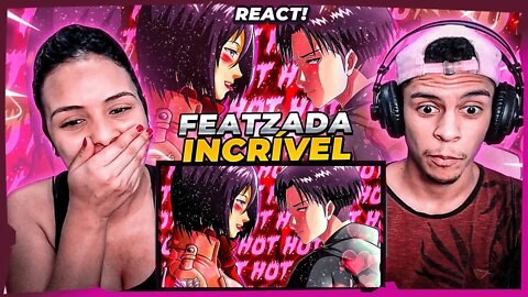 Pique 👄 Mikasa e 🔥 Levi (Attack on Titan) 🌊 Wave Trap | Sidney Scaccio feat. Nákamas | [ React ] 🔥