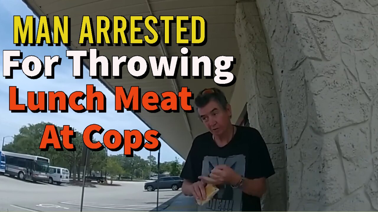 Man Throws Lunch Meat At Cops (Arrested)