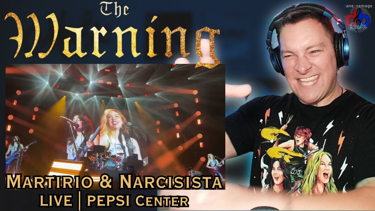 The Warning - Martirio & Narcisista 🇲🇽 Live from Pepsi Center CDMX | DaneBramage Rocks Reacts