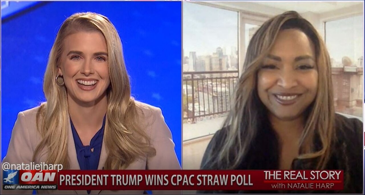 The Real Story - OAN Pres. Trump At CPAC with Lynne Patton