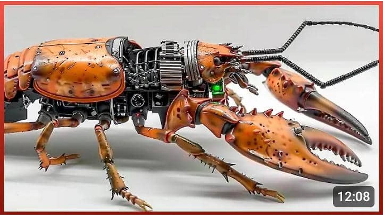 He turns dead animals into robots