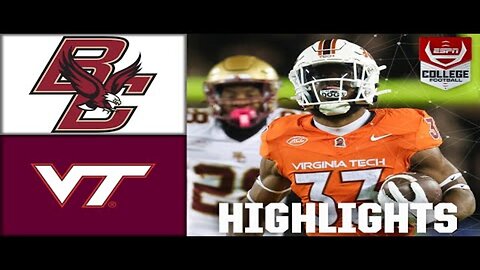 Boston College Eagles vs. Virginia Tech Hokies | Full Game Highlights | ESPN College Football