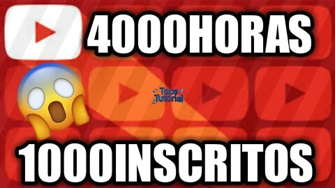 Como Funciona as 4 Mil Horas e 1 Mil Inscritos do Youtube