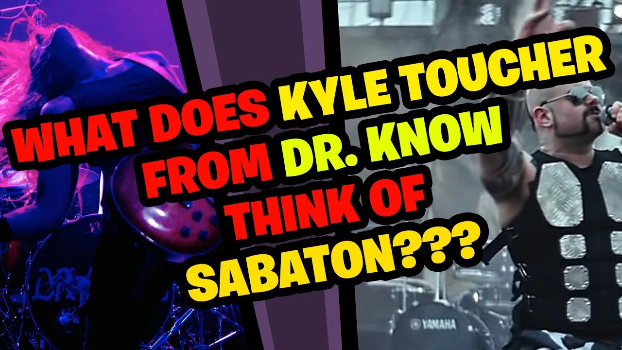 KYLE TOUCHER from DR. KNOW Reacts to SABATON!