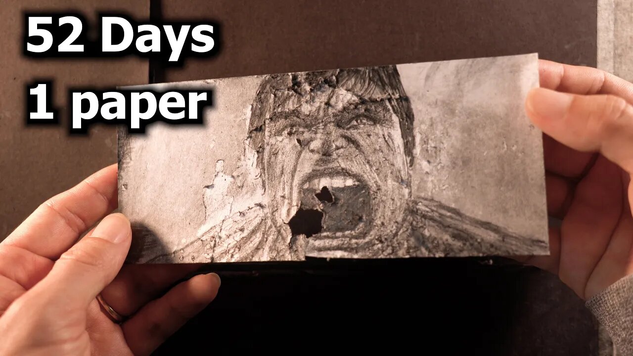 Flipbook With ONE Sheet of PAPER _ Hulk Smash _ DP ART DRAWING