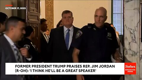 BREAKING: Trump Praises Jim Jordan Ahead Of Speaker Vote, Says Biden Trip To Israel 'Political