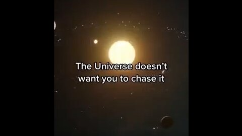 THE UNIVERS WANTS YOU TO REALIZE THAT YOU ARE ALREADY IT.