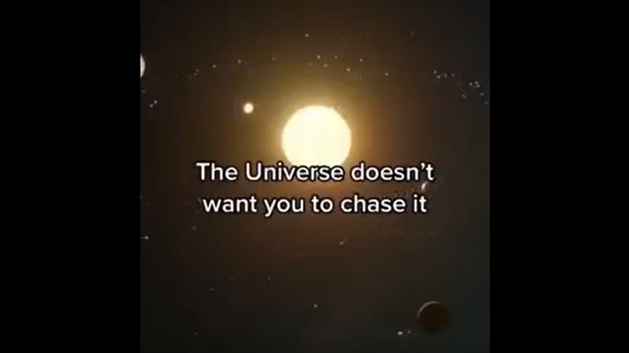 THE UNIVERS WANTS YOU TO REALIZE THAT YOU ARE ALREADY IT.