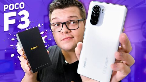 ELE CHEGOU! POCO F3 - O VERDADEIRO POCOPHONE ESTA DE VOLTA! Unboxing e Primeiras Impressões!