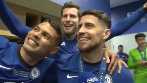 Chelsea Players And Thomas Tuchel Celebrate Champions League Trophy Lift🏆 2022 TIAGO SILVA