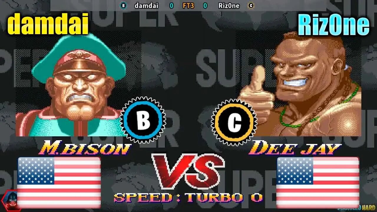 Super Street Fighter II Turbo: New Legacy (damdai Vs. Riz0ne) [U.S.A. Vs. U.S.A.]