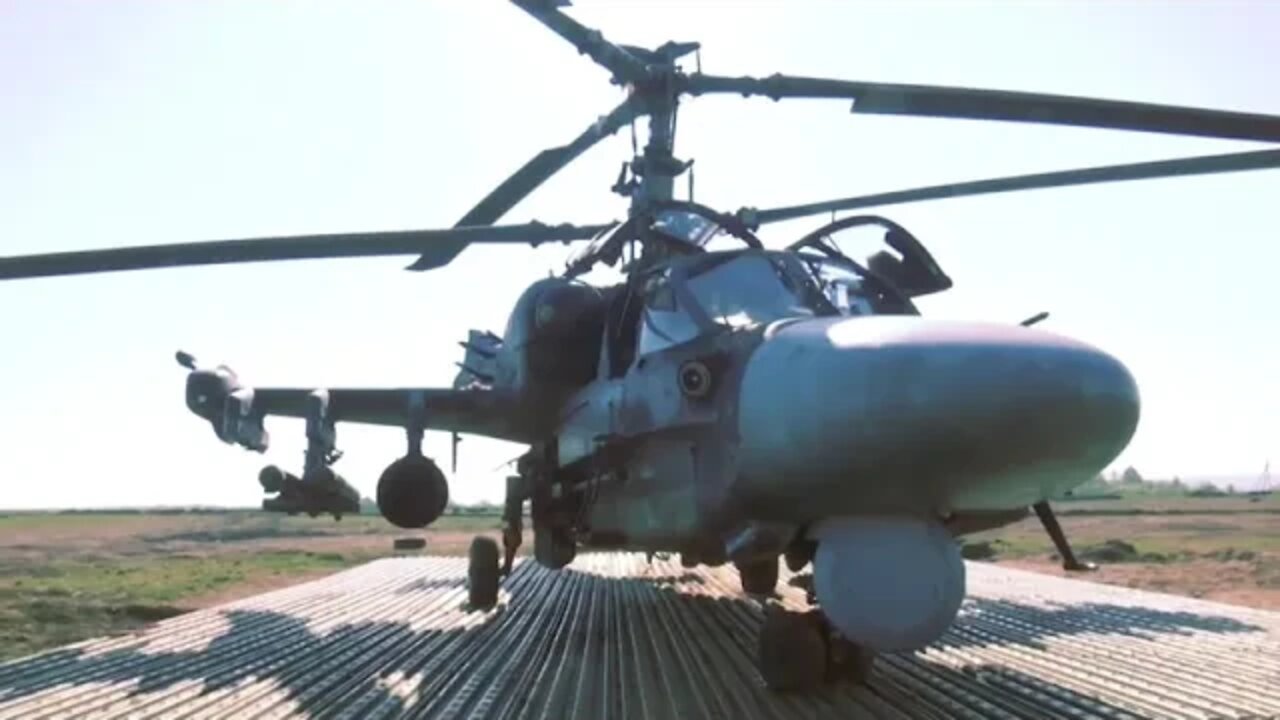 Russian Ka-52 "Alligator" Attack Helicopter Combat Sorties