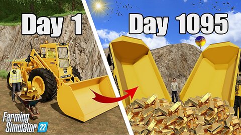 I SPENT 3 YEARS DIGGING FOR GOLD | FARMING SIMULATOR 22 | GOLD-MINING | EPISODE 1 