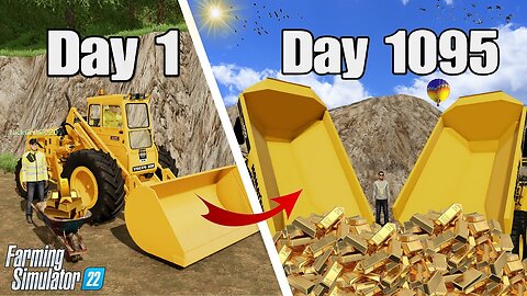 I SPENT 3 YEARS DIGGING FOR GOLD | FARMING SIMULATOR 22 | GOLD-MINING | EPISODE 1