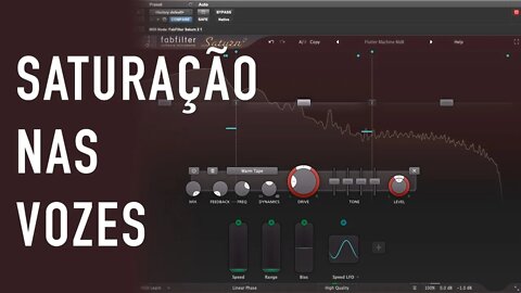 OS MELHORES PLUGINS de SATURAÇÃO