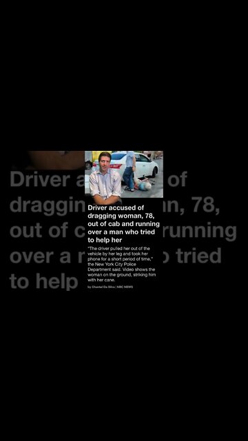 Taxi Driver Drags 78 Year Old Woman Out of Car Then Runs Over Man!? 😳