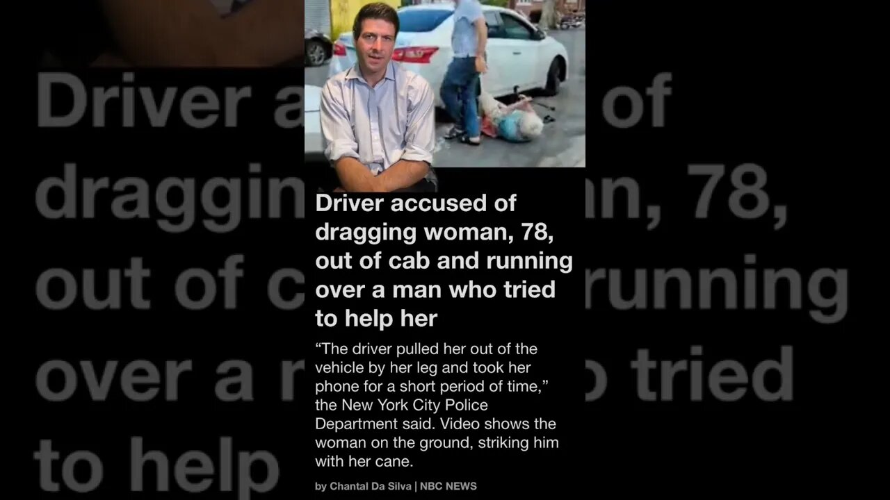 Taxi Driver Drags 78 Year Old Woman Out of Car Then Runs Over Man!? 😳