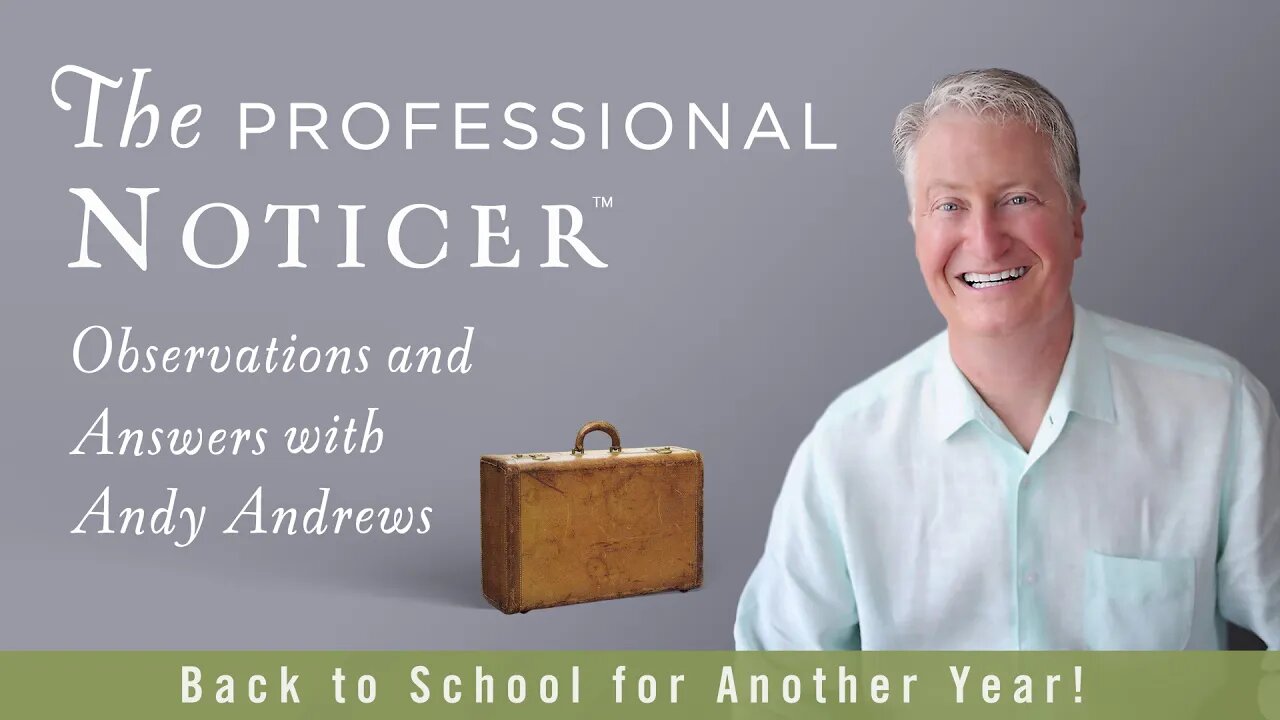 Back to School for Another Year! — The Professional Noticer