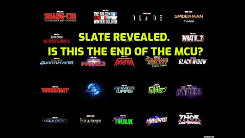 MARVEL PHASE 5 FULL SLATE REVEAL - ANNOUNCEMENTS AND REVEALS - MCU GOES WOKE - NINJA KNIGHT