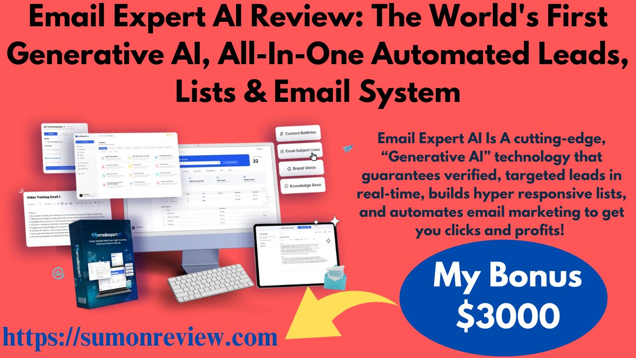 Email Expert AI Review: The World’s First Generative AI, All-In-One Automated Leads, Lists & Email