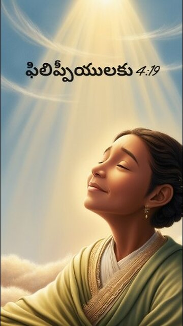 ఫిలిప్పీయులకు 4:19 - కాగా దేవుడు తన ఐశ్వర్యము చొప్పున క్రీస్తుయేసునందు మహిమలో మీ ప్రతి అవసరమును...