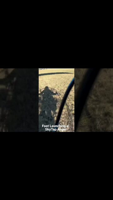 Foot launching a Skytap Angel #paramotor ￼