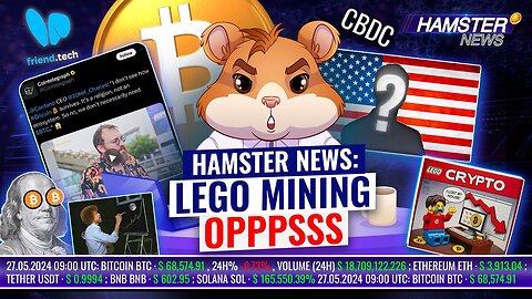 Bitcoin $70K Surge & LEGO-cryptocurrency | Hamster News