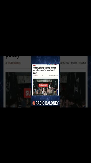 Nightclub Bans Staring, Get Woke Go Broke #shorts