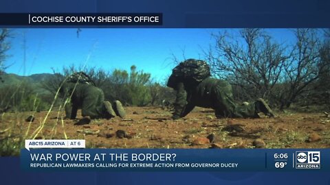 Republican lawmakers calling for action from Gov. Ducey at the border