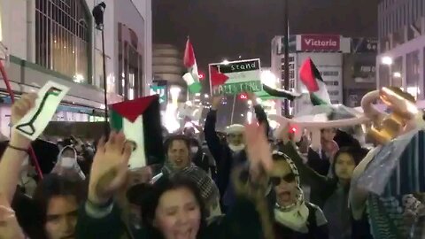 Tokyo STANDS with Palestine through rain or shine ❤️