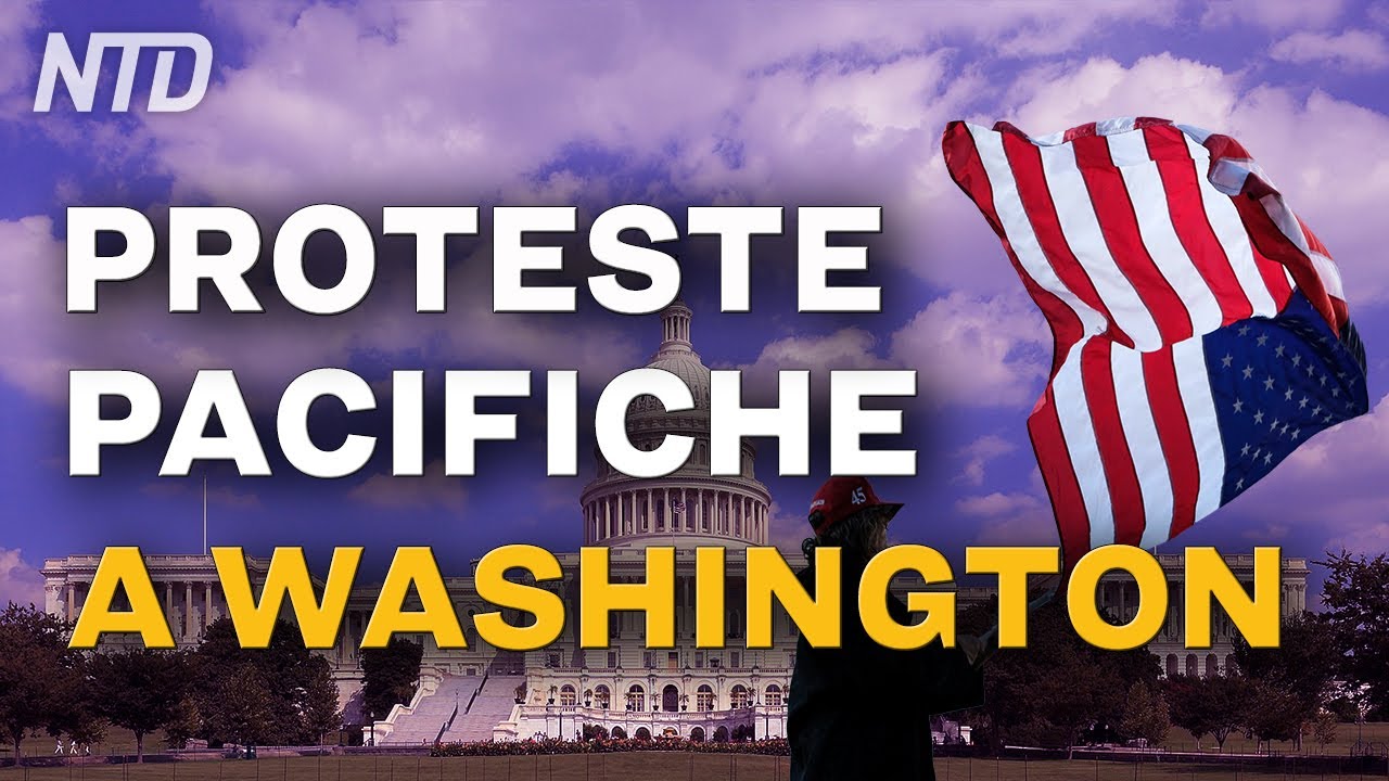 🔴 Interventi alla manifestazione a Washington. Opposizione al voto elettorale.