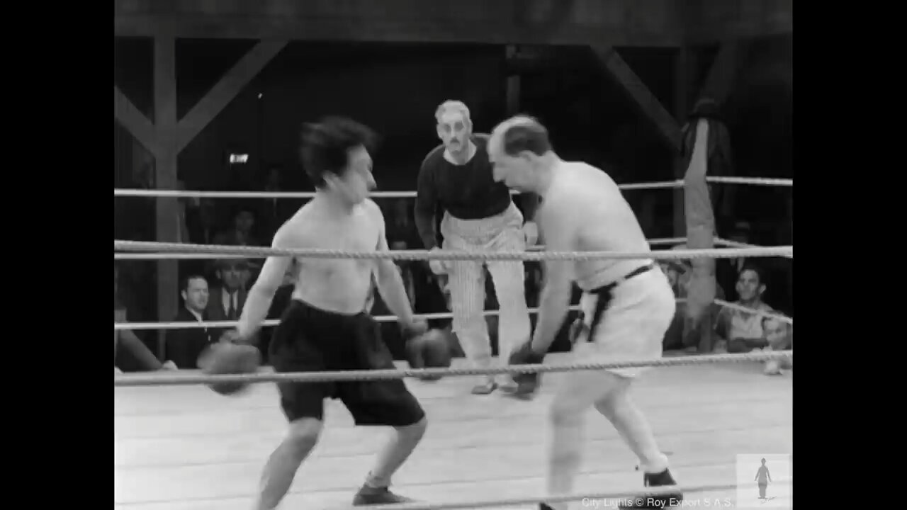 Charlie Chaplin- Boxing Match city lights old 1931)